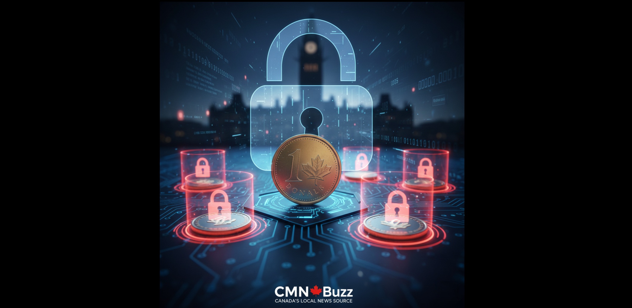 കാനഡയിലെ പുതിയ ക്രിപ്റ്റോ നിയമങ്ങളെയും സ്റ്റേബിൾകോയിൻ നിയന്ത്രണങ്ങളെയും സൂചിപ്പിക്കുന്ന ഗ്രാഫിക് ചിത്രം.