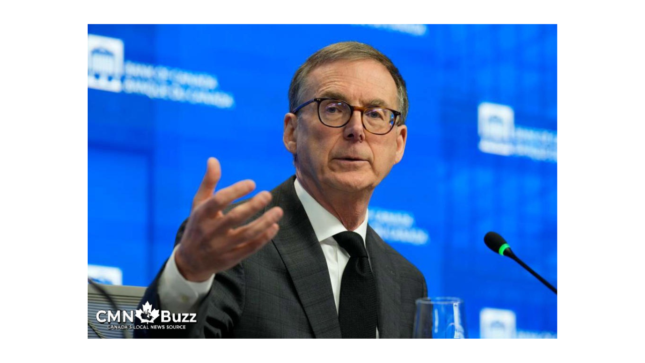 Bank of Canada Governor Tiff Macklem discussing AI and future of jobs in Canada for CMN Buzz.