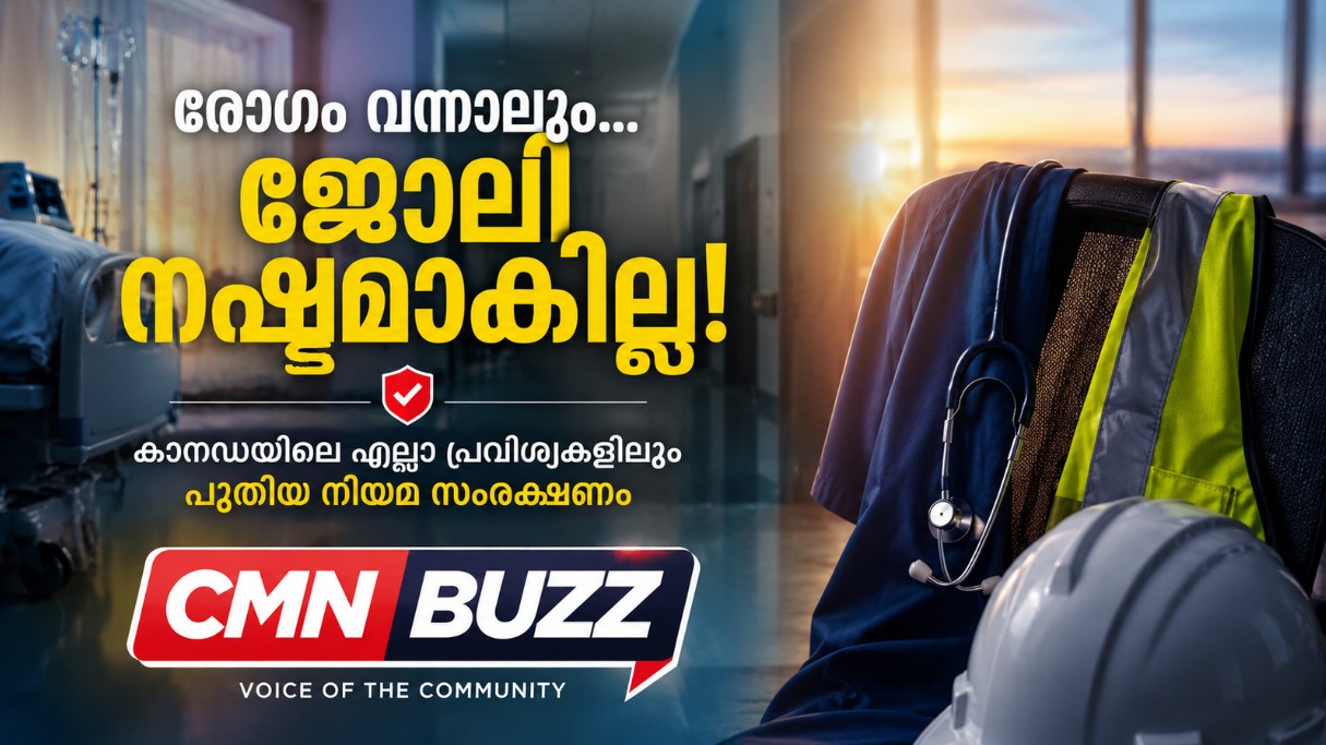 Canada long-term sick leave job protection featured image for CMN Buzz Malayalam news article